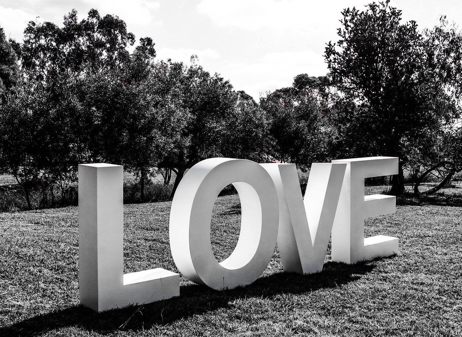 Big 3D Love Letters for Events enagements weddings foam letters