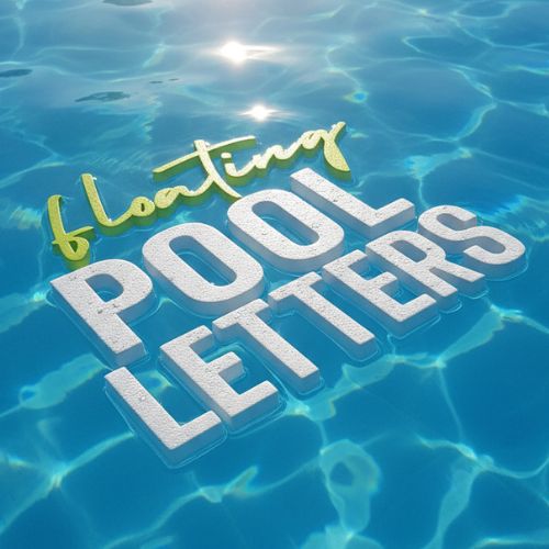 1 logo pool letters pool signs floating pool letter australia melbourne pool events 