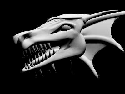 Dragons Head from Turbosquid.com
