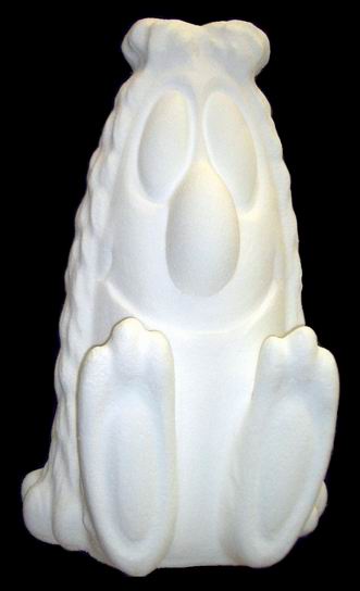 Foam Monster after machining